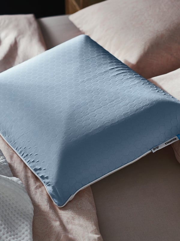 KVARNVEN ergonomic pillow, stomach sleeper, 39x69 cm