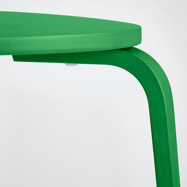 KYRRE stool, green, 34x45x48 cm