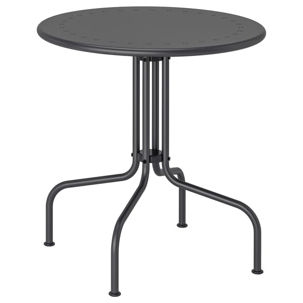 LÄCKÖ table, outdoor, grey, 70 cm