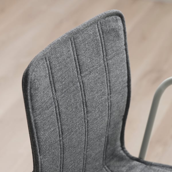 LÄKTARE chair cover, Gunnared medium grey