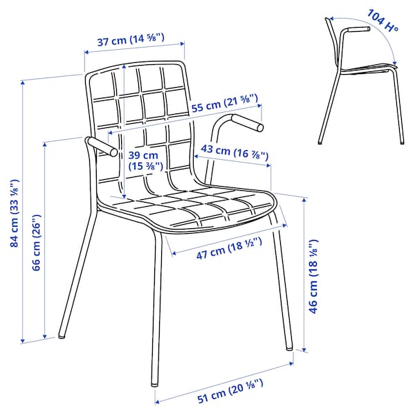 Ikea LÄKTARE - Meeting chair, light beige/black ,