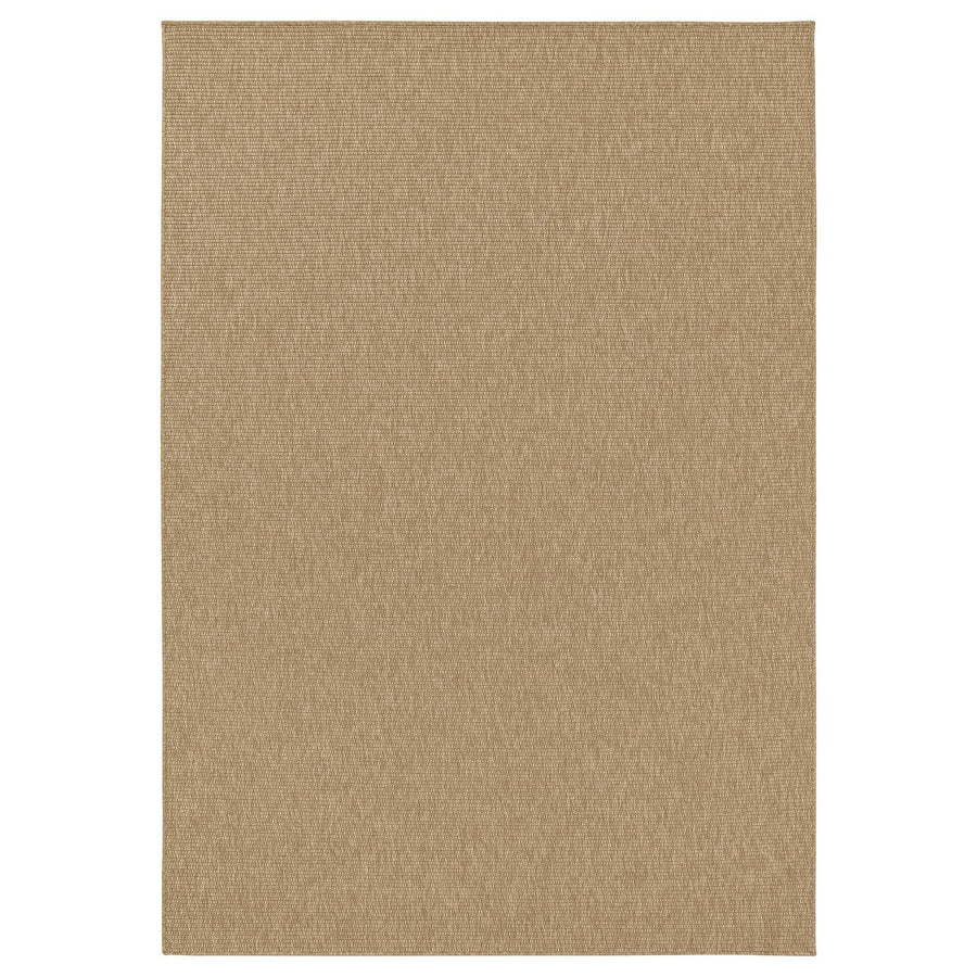 LÄTTBETONG rug flatwoven, in/outdoor, beige/light brown, 230x160 cm