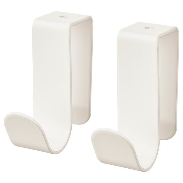 LÄTTHET hook and clip, 50 mmx47 mmx18 mm cm, 2 pack