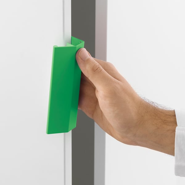 LÄTTHET handle, green, 13 cm