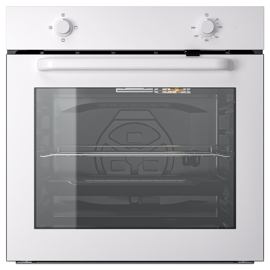 LAGAN oven, white, 59.4x59.5x56.7 cm