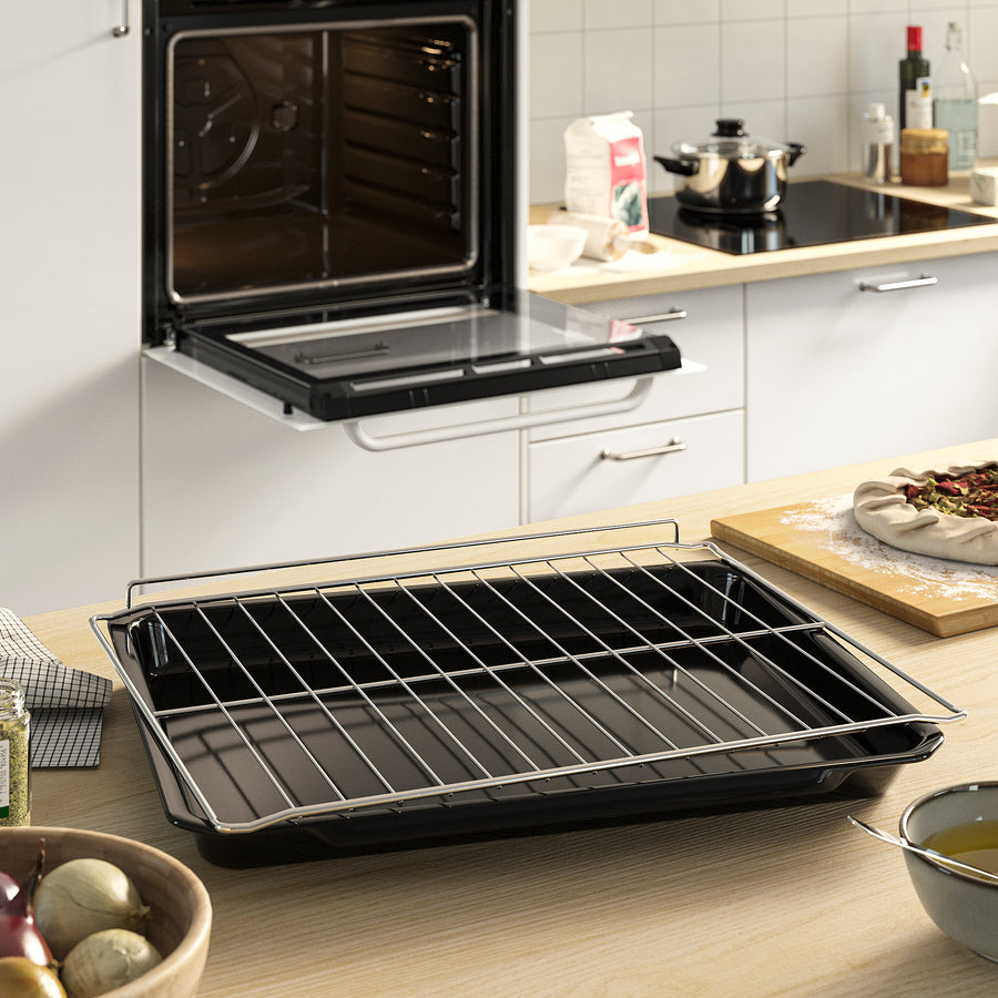 LAGAN oven, white, 59.4x59.5x56.7 cm