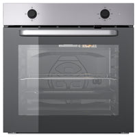 LAGAN oven, stainless steel colour, 59.4x59.5x56.7 cm