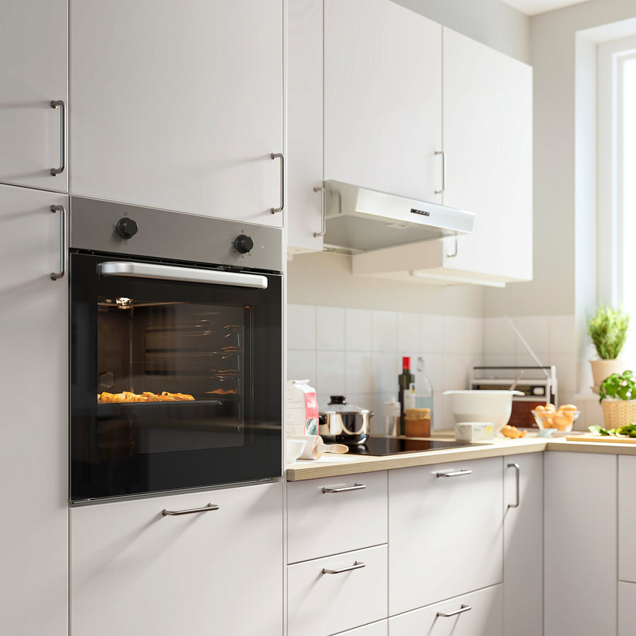 LAGAN oven, stainless steel colour, 59.4x59.5x56.7 cm