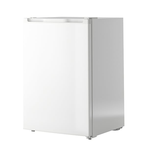 LAGAN fridge with freezer compartment, freestanding/white, 97/16 l