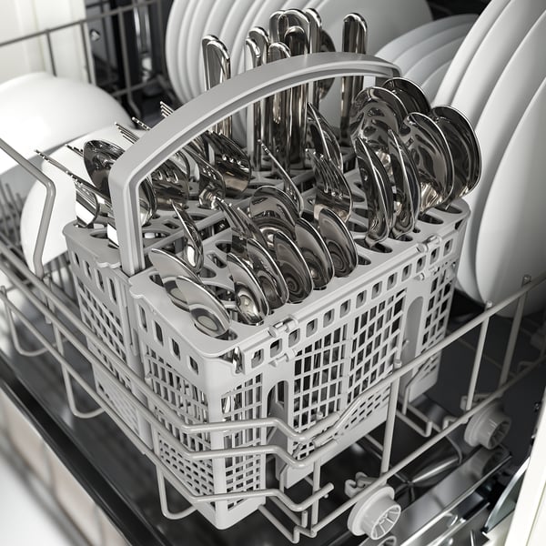 LAGAN freestanding dishwasher, white, 60.0x84.5x60.0 cm