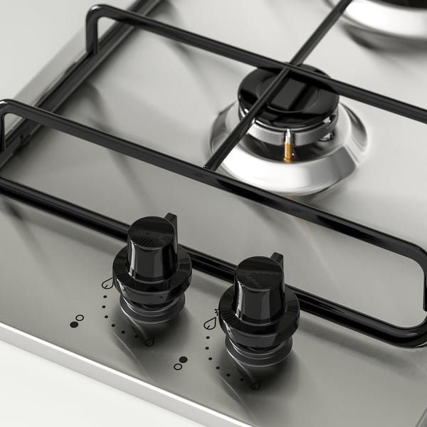 LAGAN gas hob, stainless steel, 29 cm