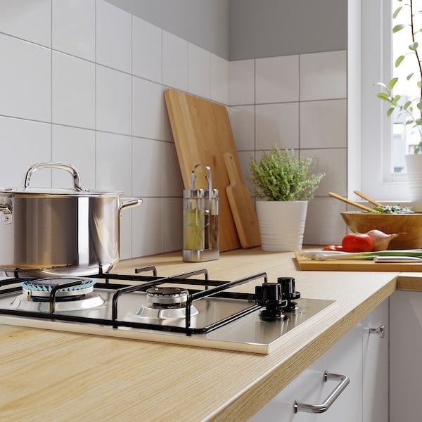 Ikea LAGAN Gas hob, stainless steel, 29 cm , 29 cm