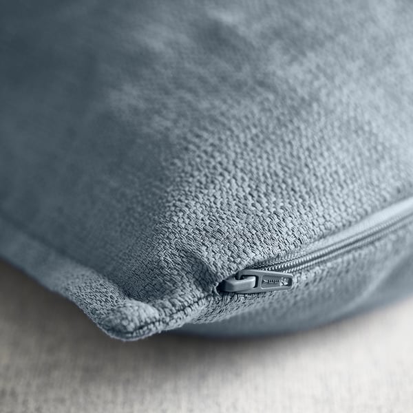 LAGERPOPPEL cushion cover, blue-grey, 50x50 cm