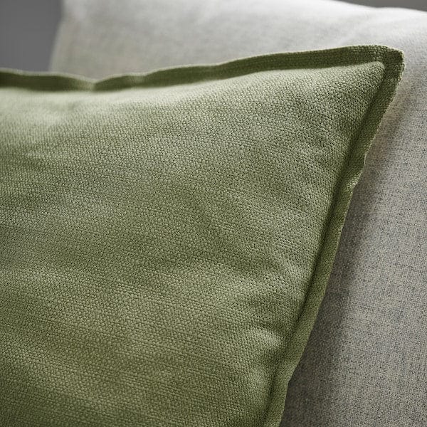 Ikea LAGERPOPPEL - Cushion cover, grey-green, 50x50 cm