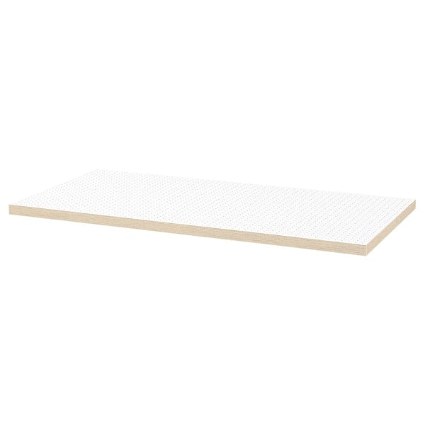 LAGKAPTEN table top, dot pattern black/white, 120x60 cm