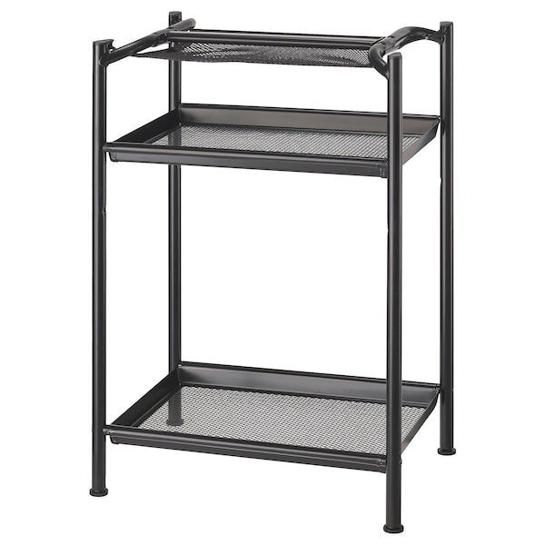 LAGKAPTEN / SPÄND desk, white/black, 120x60 cm