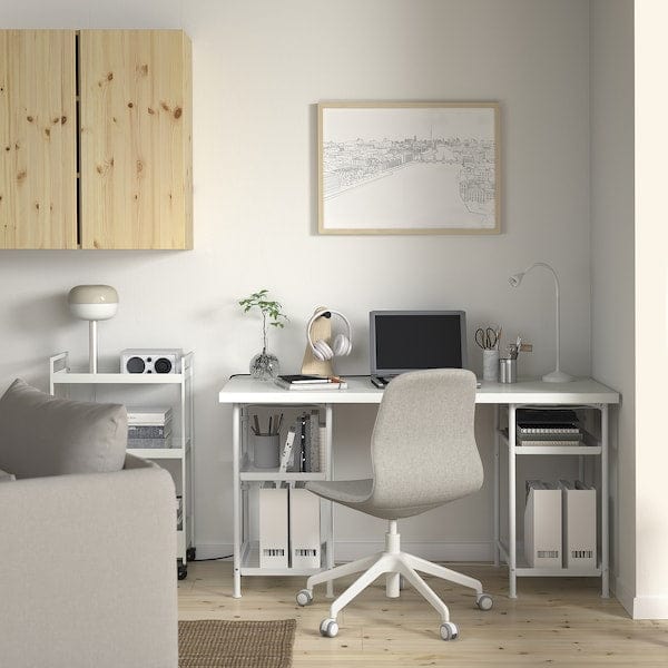 Ikea LAGKAPTEN / SPÄND - Desk, white, 140x60 cm