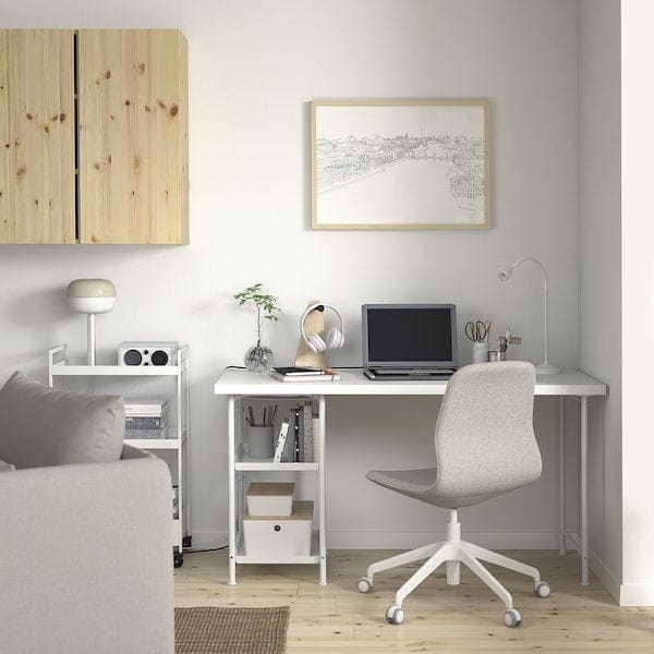 Ikea LAGKAPTEN / SPÄND - Desk, white, 140x60 cm