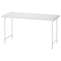 LAGKAPTEN / SPÄND desk, white, 140x60 cm