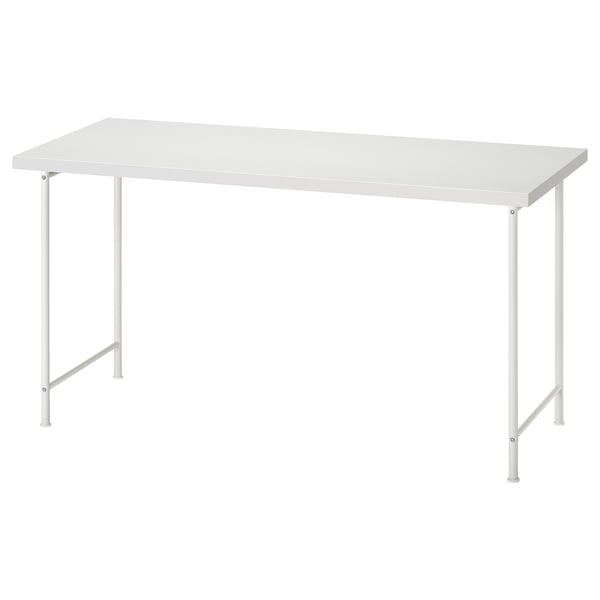 LAGKAPTEN / SPÄND desk, white, 140x60 cm