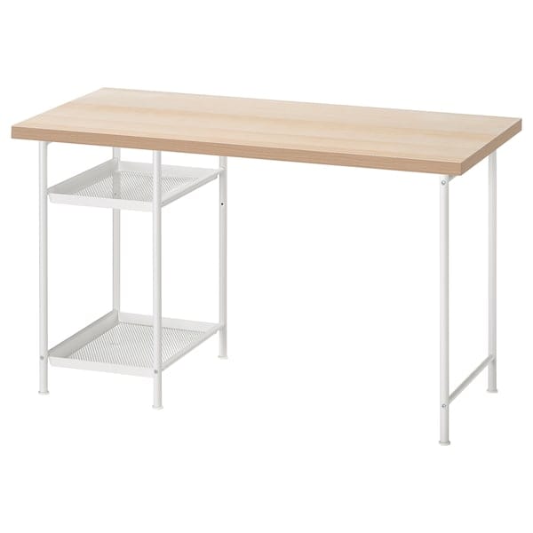 Ikea LAGKAPTEN / SPÄND - Desk, white stained oak effect/white, 120x60 cm
