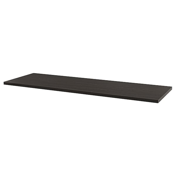Ikea LAGKAPTEN / SPÄND - Desk, brown-black/white,200x60 cm