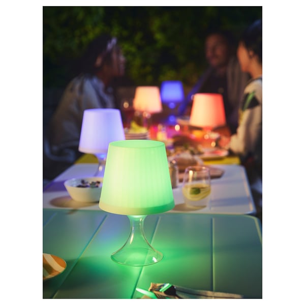 LAMPAN LED portable lamp, battery-operated adjustable colour/outdoor white, 24 cm