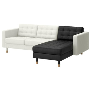 Ikea LANDSKRONA - Frame for chaise-longue, Grann/Bomstad black