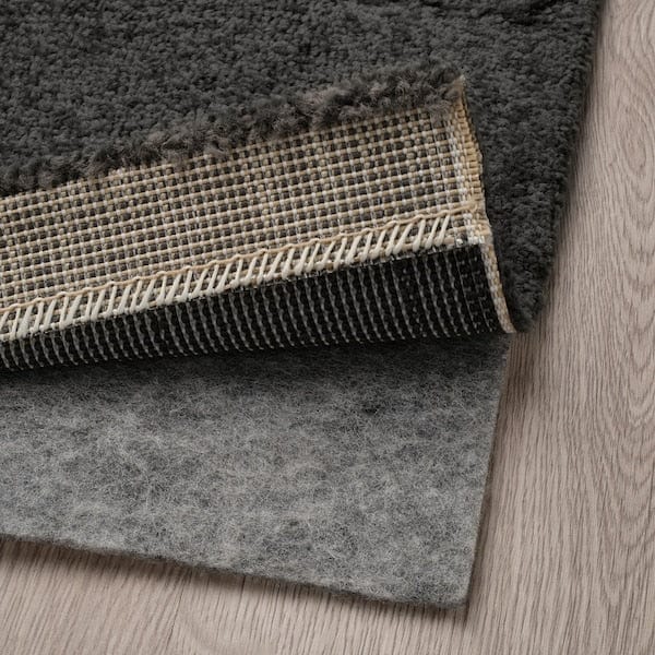 Ikea LANDSVÄG - Carpet, short pile, dark grey,160x230 cm
