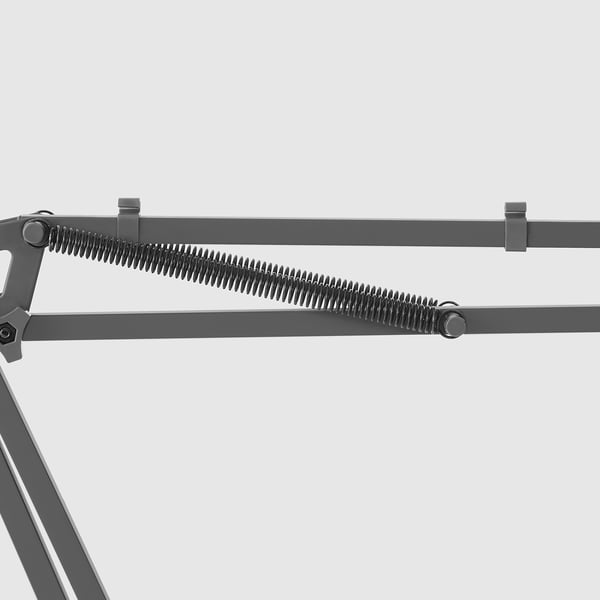 LÅNESPELARE microphone arm, with screw mount/anthracite