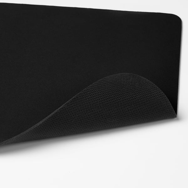LÅNESPELARE gaming mouse pad, black, 90x40 cm