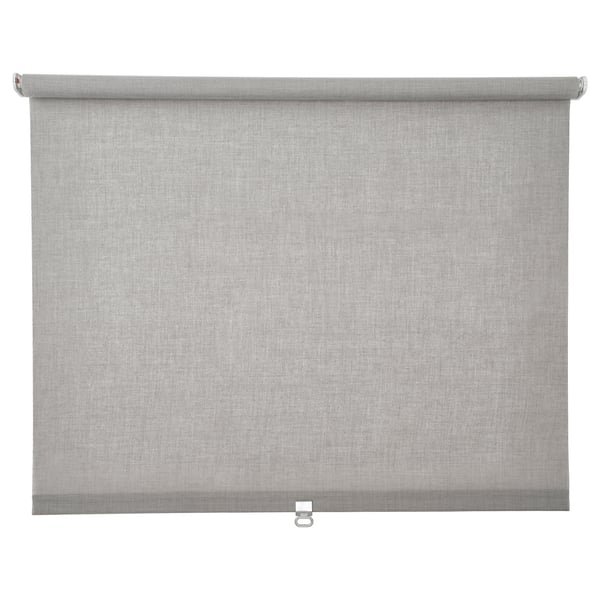 LÅNGDANS roller blind, grey, 80x250 cm