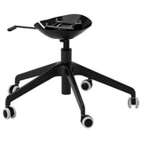 LÅNGFJÄLL star base with 5 legs and castors, black, 68 cm
