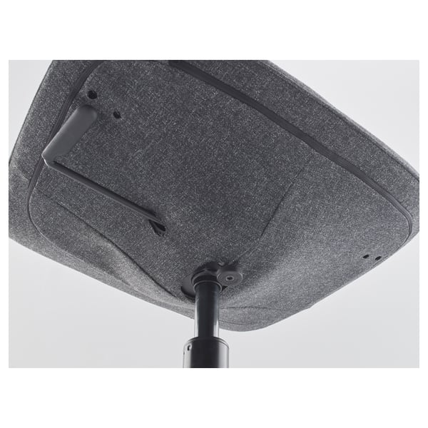 LÅNGFJÄLL conference chair, Gunnared dark grey/black, 53x92x68 cm