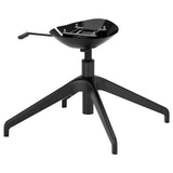 LÅNGFJÄLL star base with 4 legs, black, 67 cm