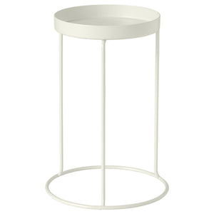LÅNGNÄBB plant stand, in/outdoor/white, 26 cm