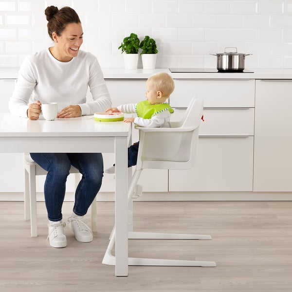 LANGUR junior/highchair, white, 22x87x61 cm