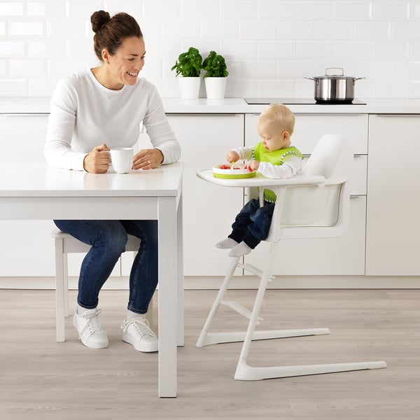 LANGUR highchair tray, white, 44 cm