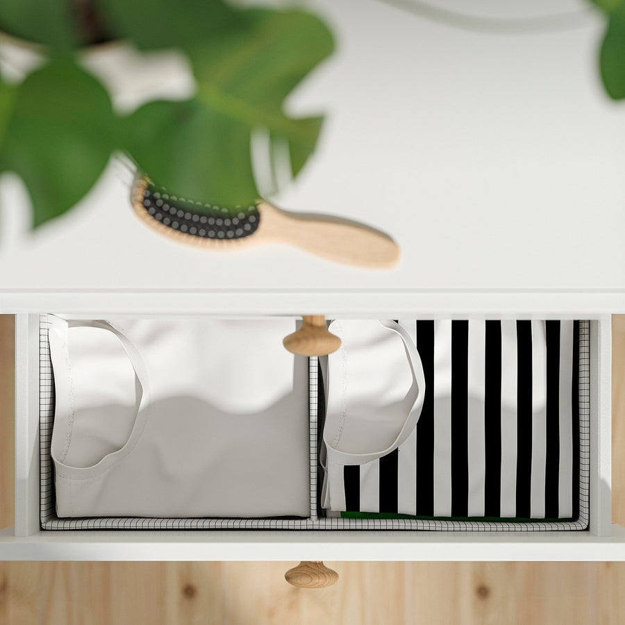 LASTARE chest of 4 drawers, white, 60x42x100 cm