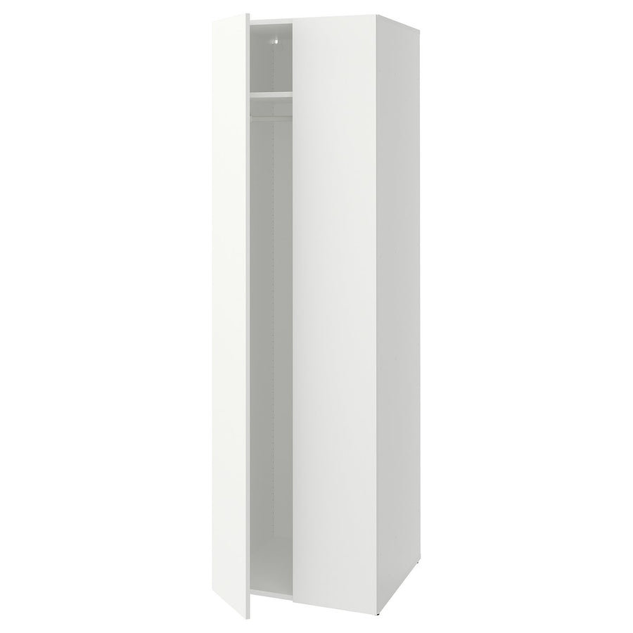 LASTARE wardrobe combination, white, 60x200x62 cm