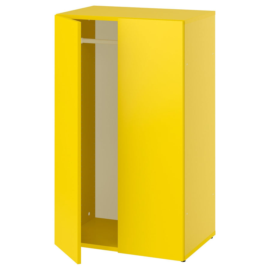 LASTARE wardrobe combination, yellow, 60x42x100 cm