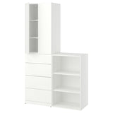 LASTARE storage combination, white, 120x42x200 cm