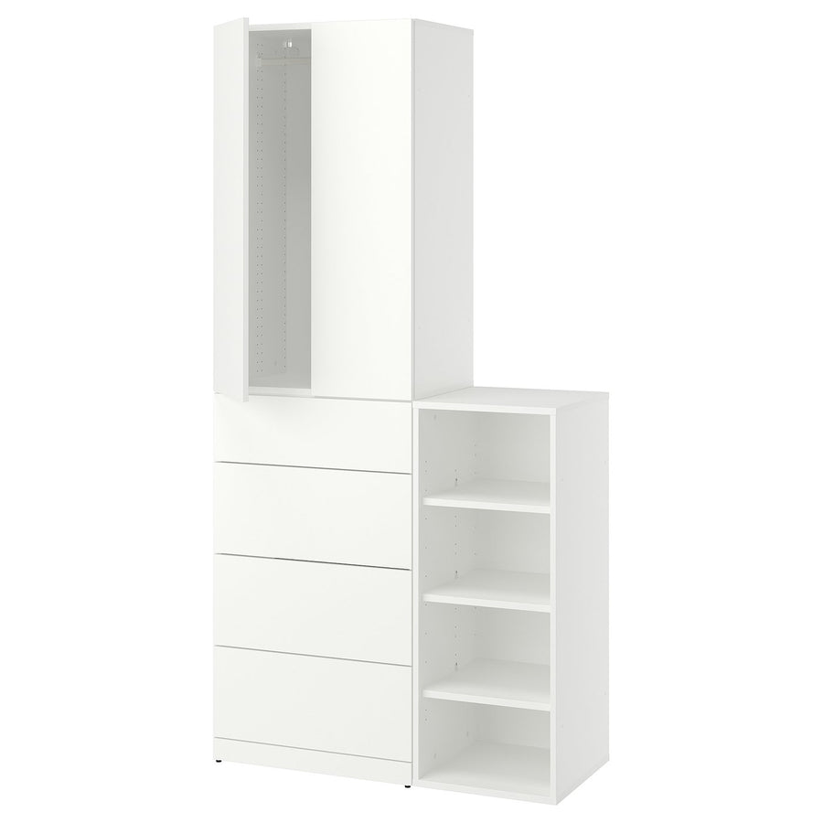 LASTARE storage combination, white, 100x42x200 cm