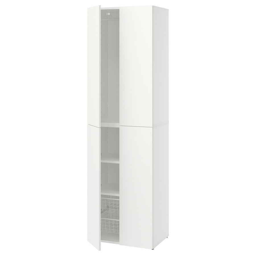 LASTARE storage combination, white, 60x200x42 cm