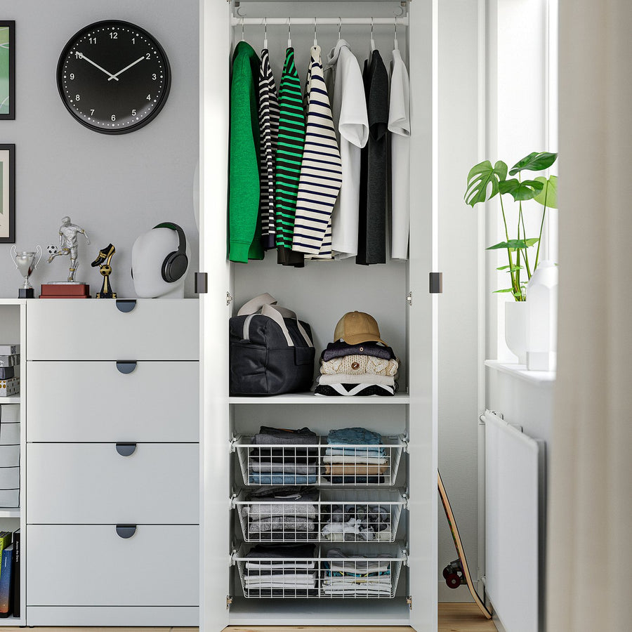 LASTARE storage combination, white, 180x42x200 cm