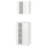 LASTARE storage combination, white, 60x42x201 cm