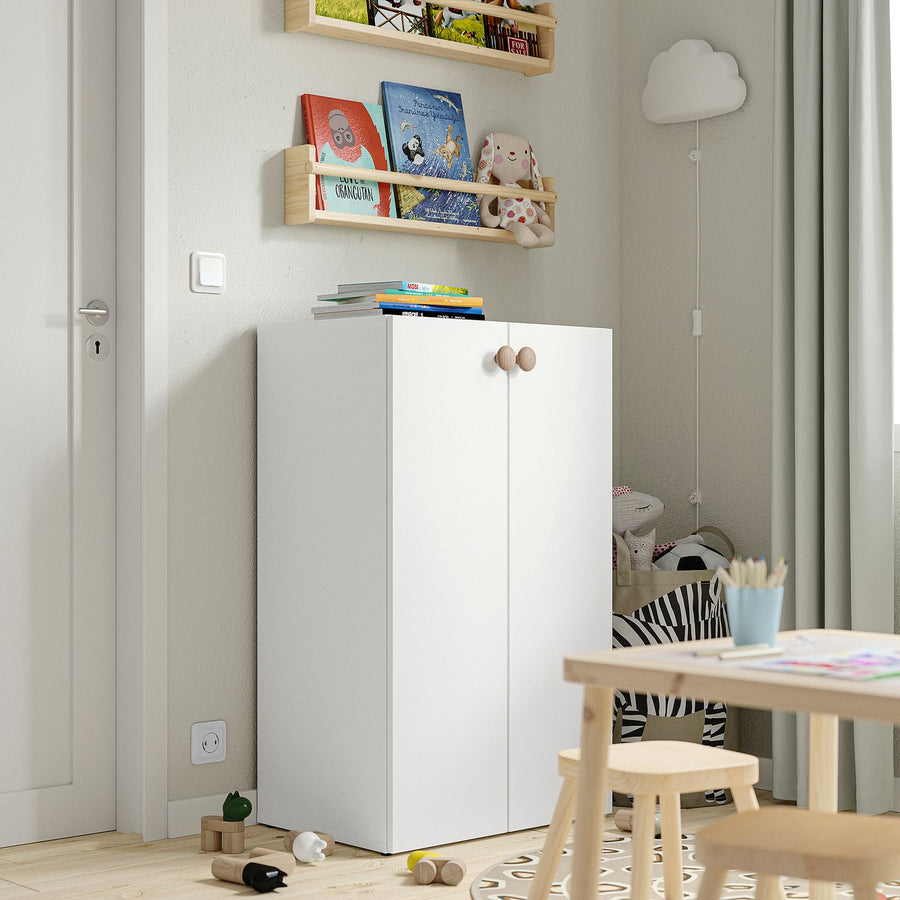LASTARE storage combination, white, 60x42x100 cm