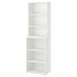 LASTARE shelving combination, white, 60x42x200 cm