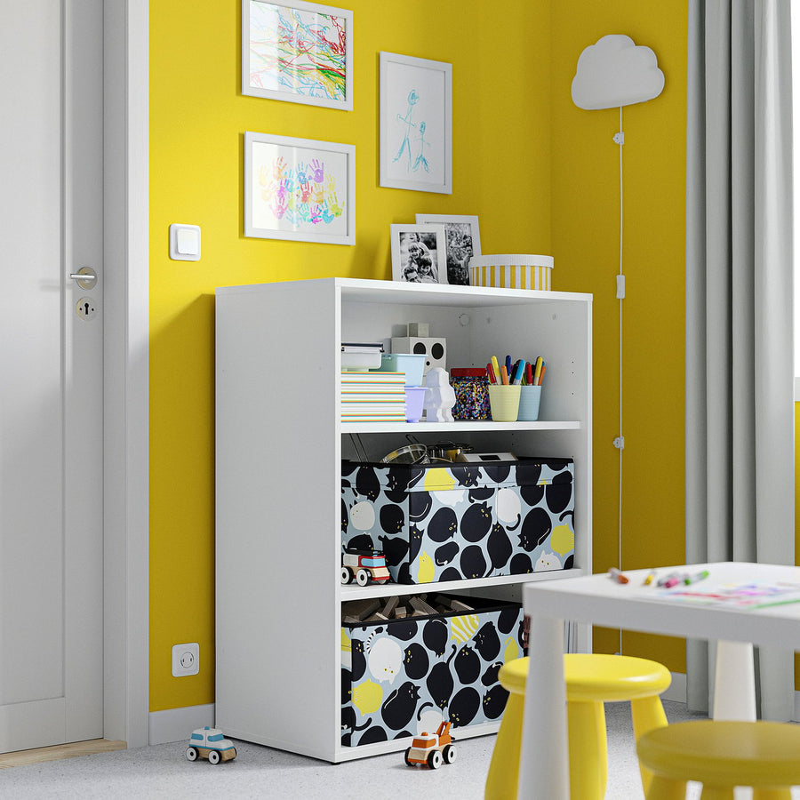 LASTARE shelving combination, white, 80x42x100 cm