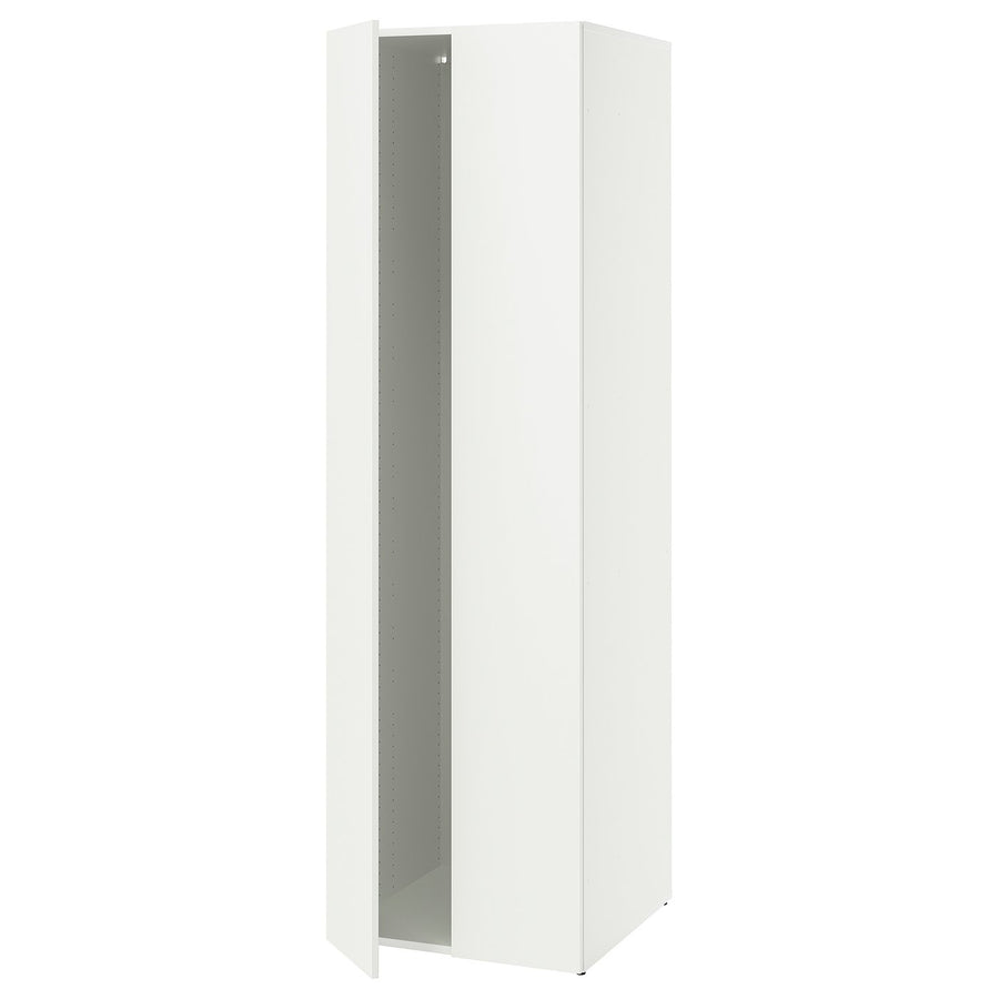 LASTARE frame with doors, white, 60x62x200 cm